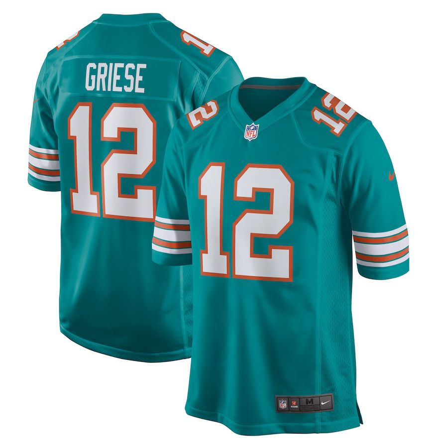 Men Miami Dolphins #12 Bob Griese Nike Green Retired Player NFL Jersey->miami dolphins->NFL Jersey